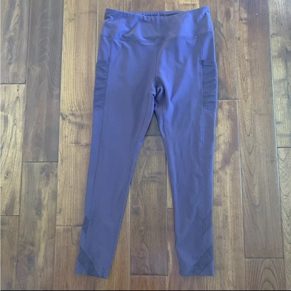 Mondetta Womens Active Legging High Waisted Yoga - Size L - Purple - Picture 2 of 12